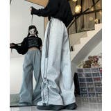 【HOOK】for girls  サイドラインワイドスウェットパンツ | HOOK | 詳細画像13 