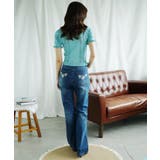 Vネックレース編みシアー半袖トップス Jasmine Grandiflorum | aimoha  | 詳細画像12 