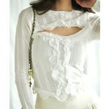 「Jasmine」胸あきデザインレースフリルトップス Jasmine Grand… | aimoha | 詳細画像10