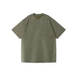 カーキ | HOOK -select- ベーシックウォッシュ半袖TEE Tシャツ | HOOK
