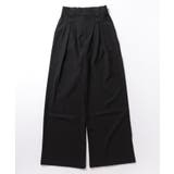 【aimoha】ハイウエストデザインタックスラックス ワイドパンツ ロング丈 | aimoha  | 詳細画像17 