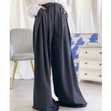 【aimoha】ハイウエストタックドレープパンツ | aimoha  | 詳細画像1 
