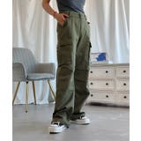 グリーン | 「Aimoha」ストレートパンツ カーゴパンツ | aimoha