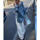 ゆったりロング丈デニムパンツ | aimoha  | 詳細画像2 