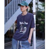 HOOK original マフィアわんこプリントウォッシュ半袖TEE | HOOK | 詳細画像4