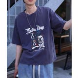HOOK original マフィアわんこプリントウォッシュ半袖TEE | HOOK | 詳細画像5