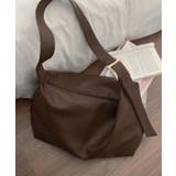 PUレザー大きめショルダーバッグ | aimoha  | 詳細画像1 