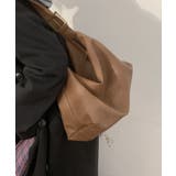 PUレザー大きめショルダーバッグ | aimoha  | 詳細画像2 