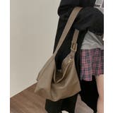 PUレザー大きめショルダーバッグ | aimoha  | 詳細画像5 