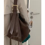 PUレザー大きめショルダーバッグ | aimoha  | 詳細画像16 