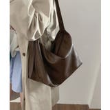 PUレザー大きめショルダーバッグ | aimoha  | 詳細画像18 