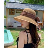 リボン付き麦わら帽子 | aimoha  | 詳細画像2 
