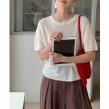 【Banico】クルーネック半袖ニットTシャツ【SS】 | aimoha | 詳細画像10