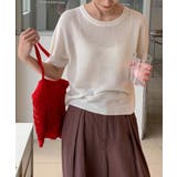 【Banico】クルーネック半袖ニットTシャツ【SS】 | aimoha | 詳細画像11