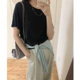【Banico】クルーネック半袖ニットTシャツ【SS】 | aimoha | 詳細画像2