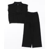 Banico ハーフジップフレンチスリーブサマーニット 涼感素材上下セットアップ | aimoha  | 詳細画像19