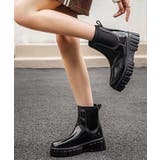 6cm厚底 プラットフォームレインブーツ レインシューズ 長靴 | aimoha | 詳細画像4