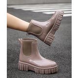 6cm厚底 プラットフォームレインブーツ レインシューズ 長靴 | aimoha | 詳細画像10