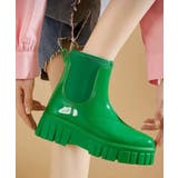 6cm厚底 プラットフォームレインブーツ レインシューズ 長靴 | aimoha | 詳細画像11