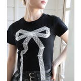 【HOOK】for girls ドットリボン半袖TEE Tシャツ【SS】 | HOOK | 詳細画像8 