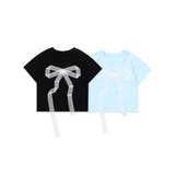 【HOOK】for girls ドットリボン半袖TEE Tシャツ【SS】 | HOOK | 詳細画像2 