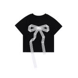 【HOOK】for girls ドットリボン半袖TEE Tシャツ【SS】 | HOOK | 詳細画像3 