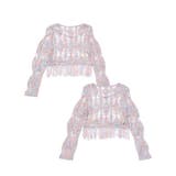 ピンク | 【HOOK】for girls  透かし編みフリンジサマーニット | HOOK