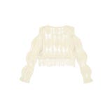 【HOOK】for girls  透かし編みフリンジサマーニット | HOOK | 詳細画像3 