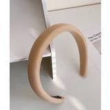 ベージュ | シルキーカチューシャ 韓国ファッション Jasmine | aimoha