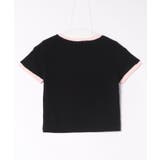 【HOOK】for girls リボンプリントリンガーtシャツ【SS】 | HOOK | 詳細画像14 