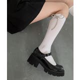 ホワイト1 | 「Jasmine」リボンソックス レディース Jasmine | aimoha 