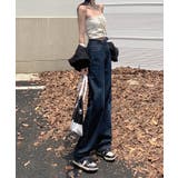 【Jasmine】ウエストデザインデニムパンツ Jasmine Grandifl… | aimoha  | 詳細画像6 