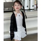 ブラック | 【aimoha-KIDS-】シアーカーディガン | aimoha kids