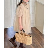 オフホワイト | aimoha-KIDS-メッシュワンピース【SS】 | aimoha kids
