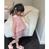 ピンク | 【aimoha-KIDS-】台形シルエットミニスカート | aimoha kids