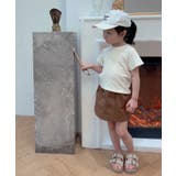 【aimoha-KIDS-】台形シルエットミニスカート | aimoha kids | 詳細画像2