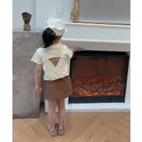 【aimoha-KIDS-】台形シルエットミニスカート | aimoha kids | 詳細画像4