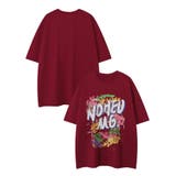 ワインレッド2 | HOOK -select- ポッププリント半袖TEE Tシャツ【SS】 | HOOK
