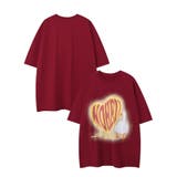 ワインレッド1 | HOOK -select- ポッププリント半袖TEE Tシャツ【SS】 | HOOK