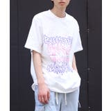 ホワイト2 | HOOK -select- ポッププリント半袖TEE Tシャツ【SS】 | HOOK
