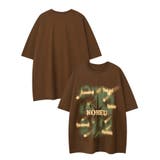 モカ | HOOK -select- ポッププリント半袖TEE Tシャツ【SS】 | HOOK