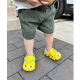 イエロー | 「shoes365」かわいいイモムシサンダルスリッパ キッズ | aimoha kids