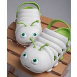 グリーン | 「shoes365」かわいいイモムシサンダルスリッパ キッズ | aimoha kids