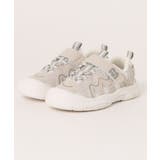 オフホワイト | 【shoes365】子供用多層パッチワークデザインスニーカー | aimoha kids
