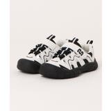 ブラック | 【shoes365】子供用多層パッチワークデザインスニーカー | aimoha kids
