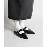 【shoes365】ベルトデザインスリッパ風パンプス 靴 シューズ | aimoha  | 詳細画像13 