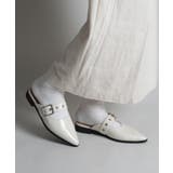【shoes365】ベルトデザインスリッパ風パンプス 靴 シューズ | aimoha  | 詳細画像6 