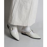 【shoes365】ベルトデザインスリッパ風パンプス 靴 シューズ | aimoha  | 詳細画像5 