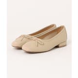 ライトベージュ | 【shoes365】切り替えトゥバレエパンプス 靴 | aimoha 