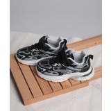 ブラック | 【shoes365】キッズ用多重パッチワークデザインスニーカー | aimoha kids